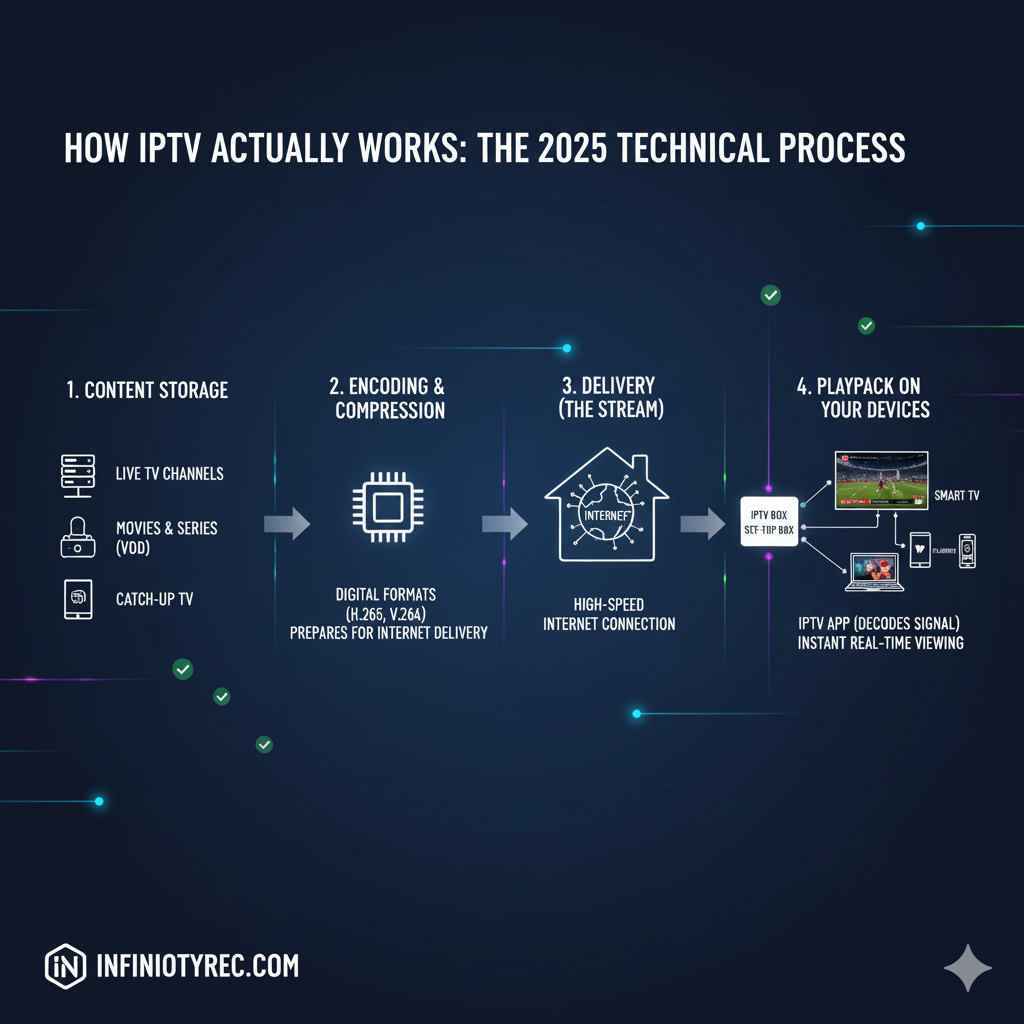 InfinityRec IPTV Subscription 4K, Best IPTV for Firestick 2026, or IPTV channel list.