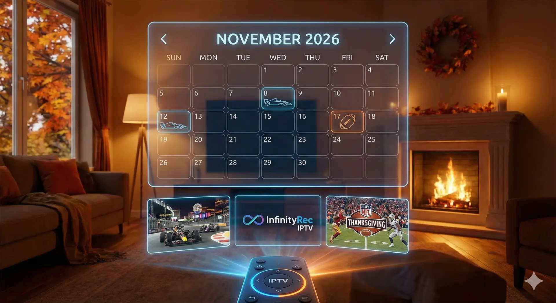 InfinityRec IPTV Subscription 4K, Best IPTV for Firestick 2026, or IPTV channel list.