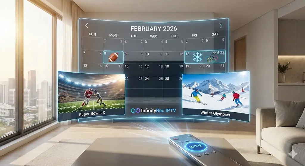 InfinityRec IPTV Subscription 4K, Best IPTV for Firestick 2026, or IPTV channel list.