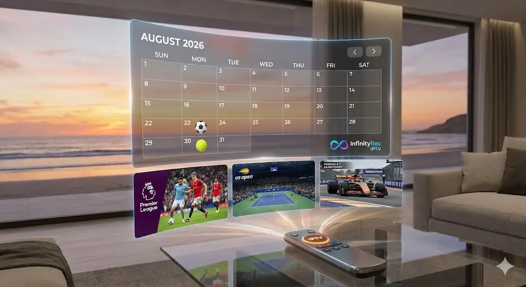 InfinityRec IPTV Subscription 4K, Best IPTV for Firestick 2026, or IPTV channel list.