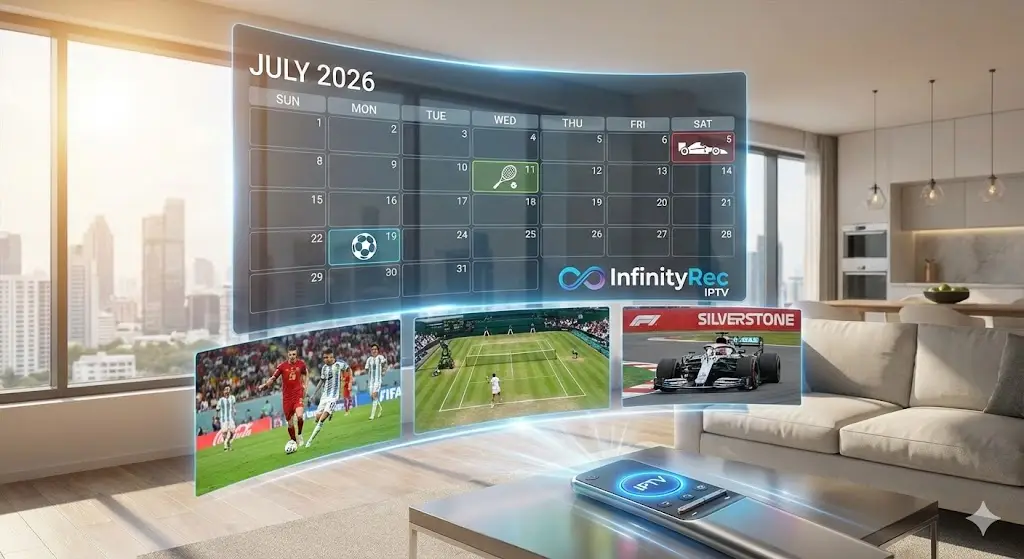 InfinityRec IPTV Subscription 4K, Best IPTV for Firestick 2026, or IPTV channel list.