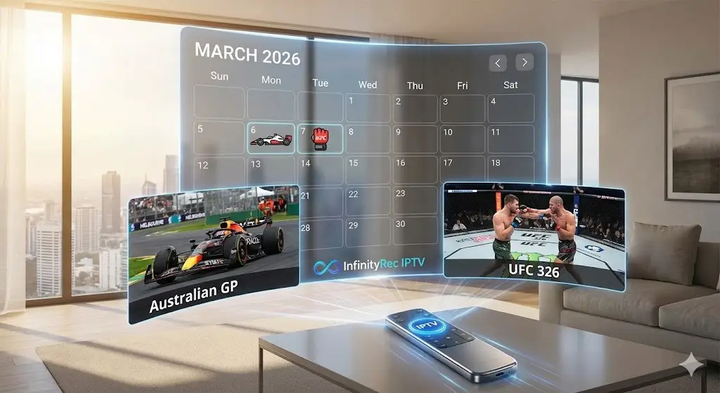 InfinityRec IPTV Subscription 4K, Best IPTV for Firestick 2026, or IPTV channel list.